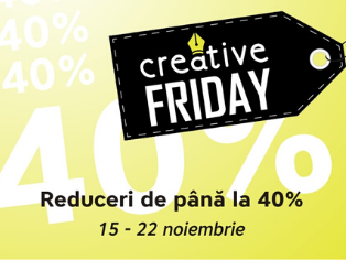 Creative Friday: începe campania de reduceri pentru trainingurile de comunicare